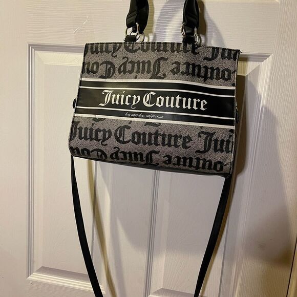 Juicy Couture synthetic Black and White Billboard Medium satchel / shoulder bag - Picture 4 of 15